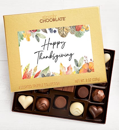 Happy Thanksgiving 19pc Chocolate Box
